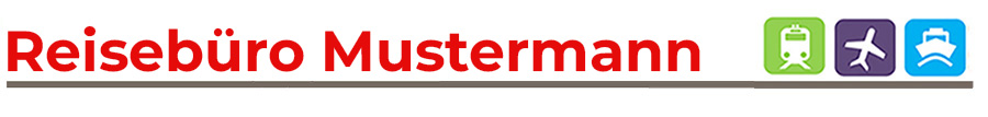 Firmenlogo Reisebüro Mustermann AT
